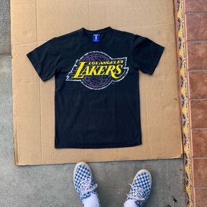 LA Lakers printed T-shirt, UNK blue label, used good condition